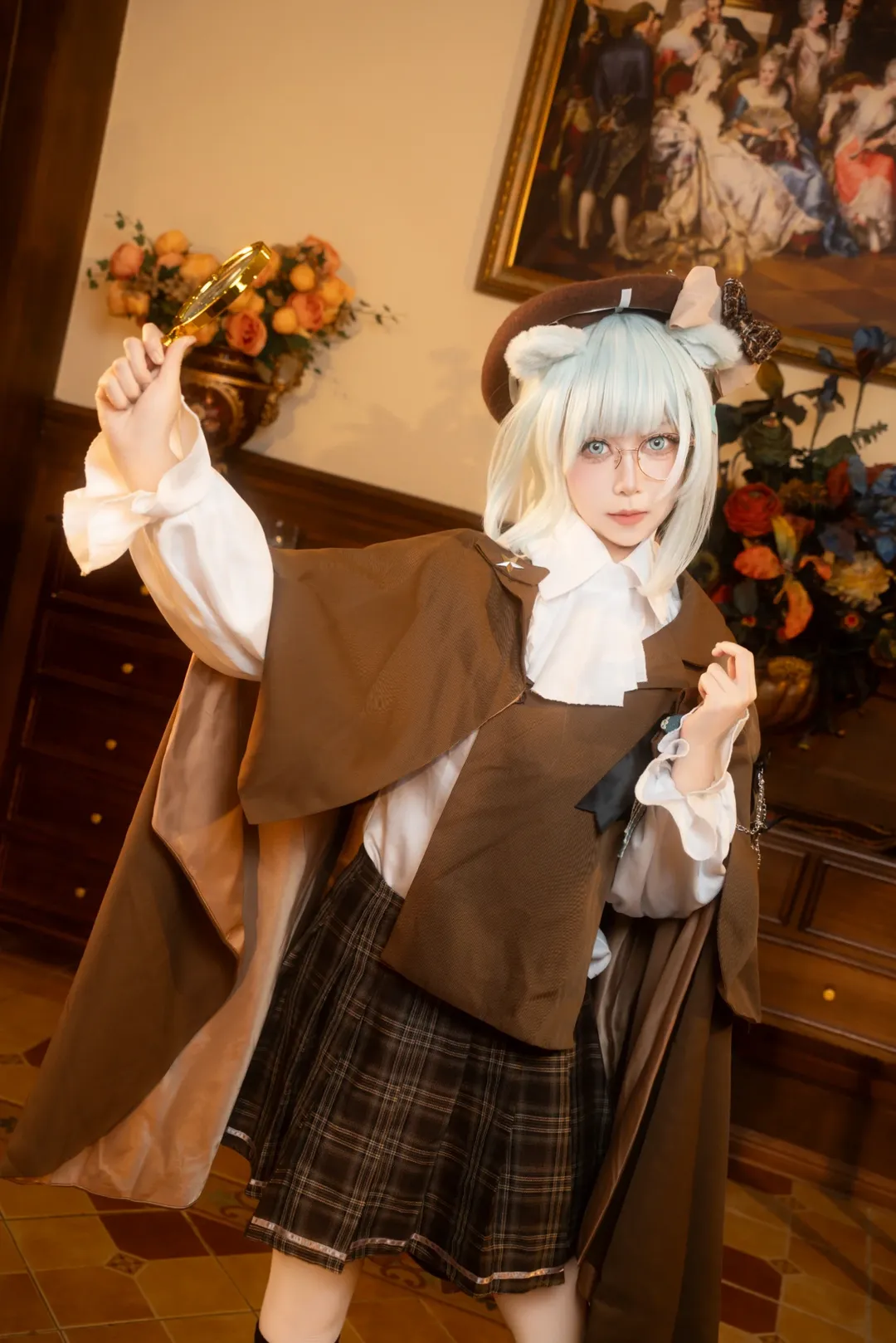 明日方舟, 二次元穿搭, 明日方舟cosplay, 复古风摄影, 真理cos