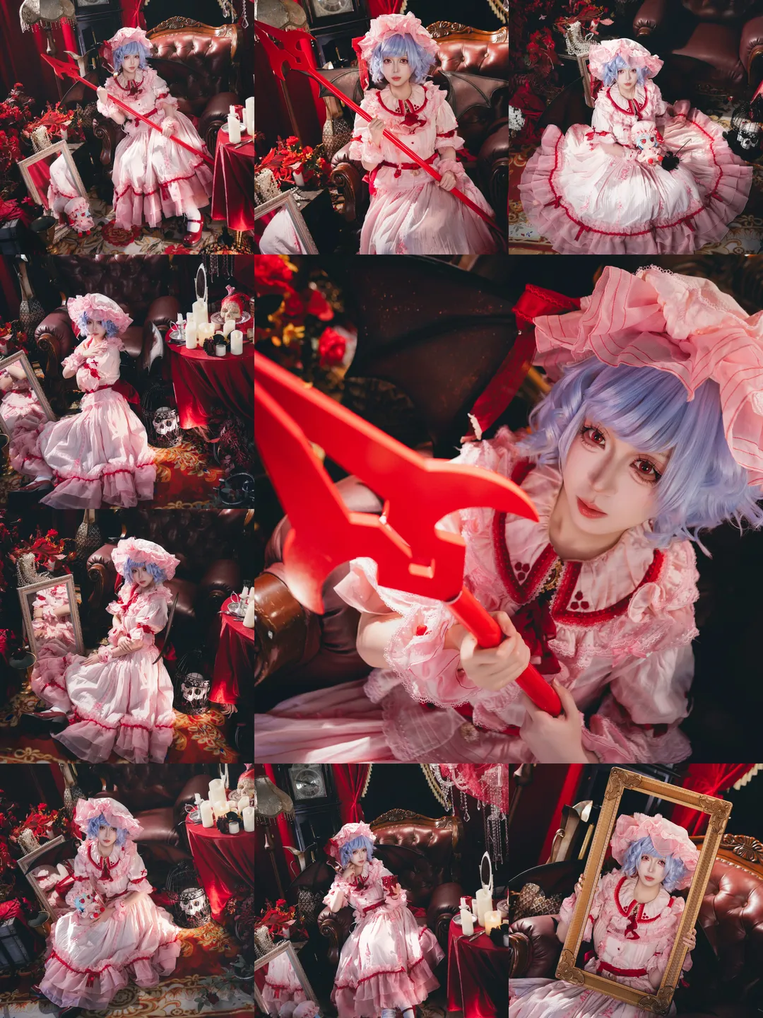 东方Project, 蕾米莉亚cos, Cosplay分享, 哥特洛丽塔, 暗黑风摄影 - 第1张