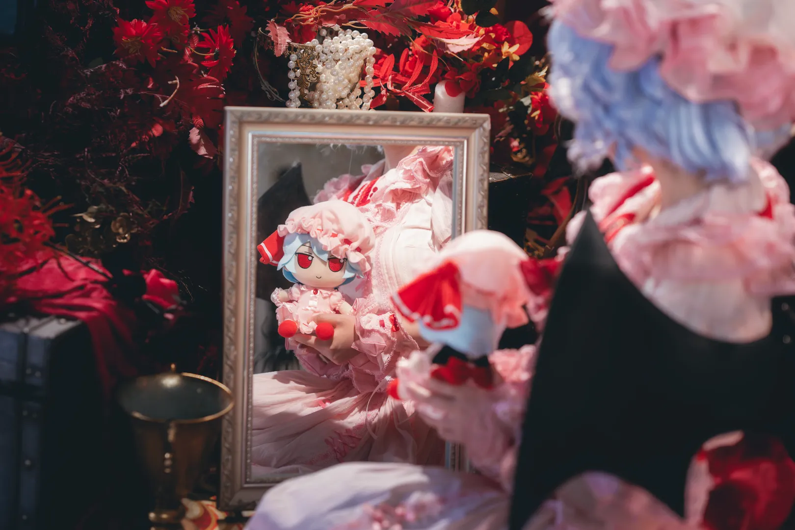 东方Project, 蕾米莉亚cos, Cosplay分享, 哥特洛丽塔, 暗黑风摄影 - 第11张