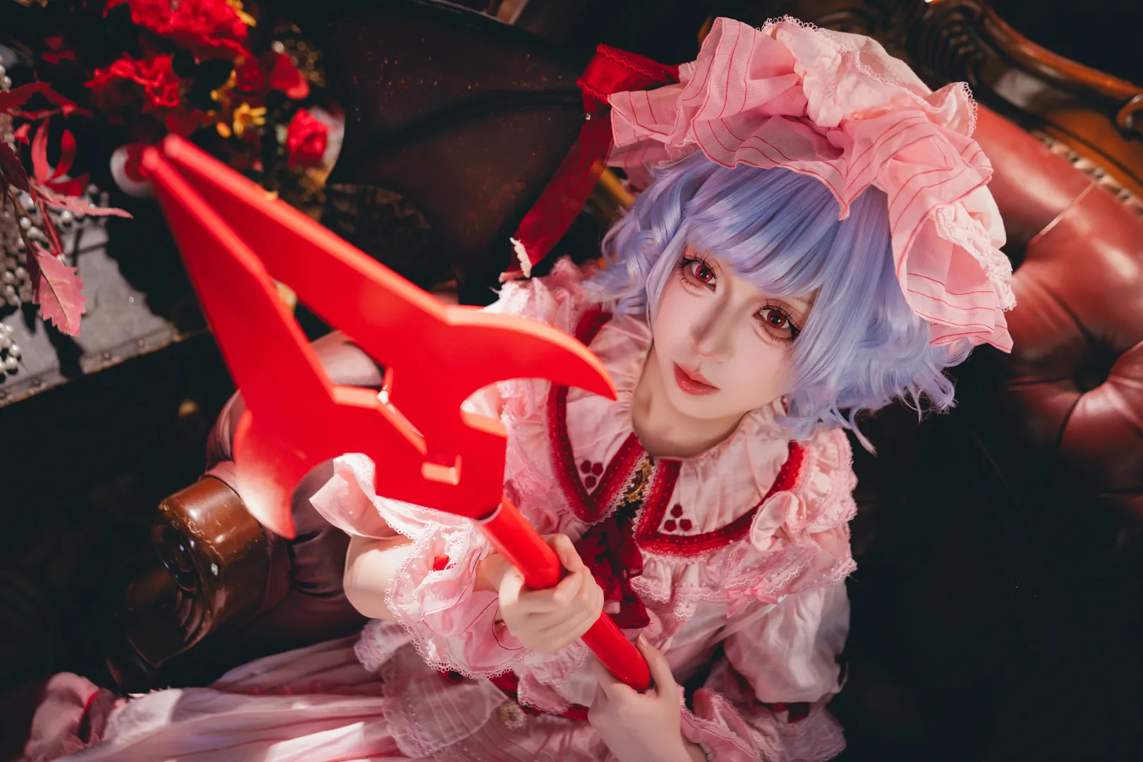 东方Project, 蕾米莉亚cos, Cosplay分享, 哥特洛丽塔, 暗黑风摄影 - 第2张