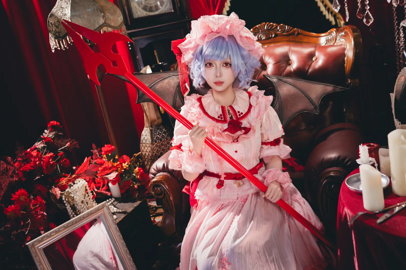 東方Project, 蕾米莉亞cos, Cosplay分享, 哥特洛麗塔, 暗黑風攝影