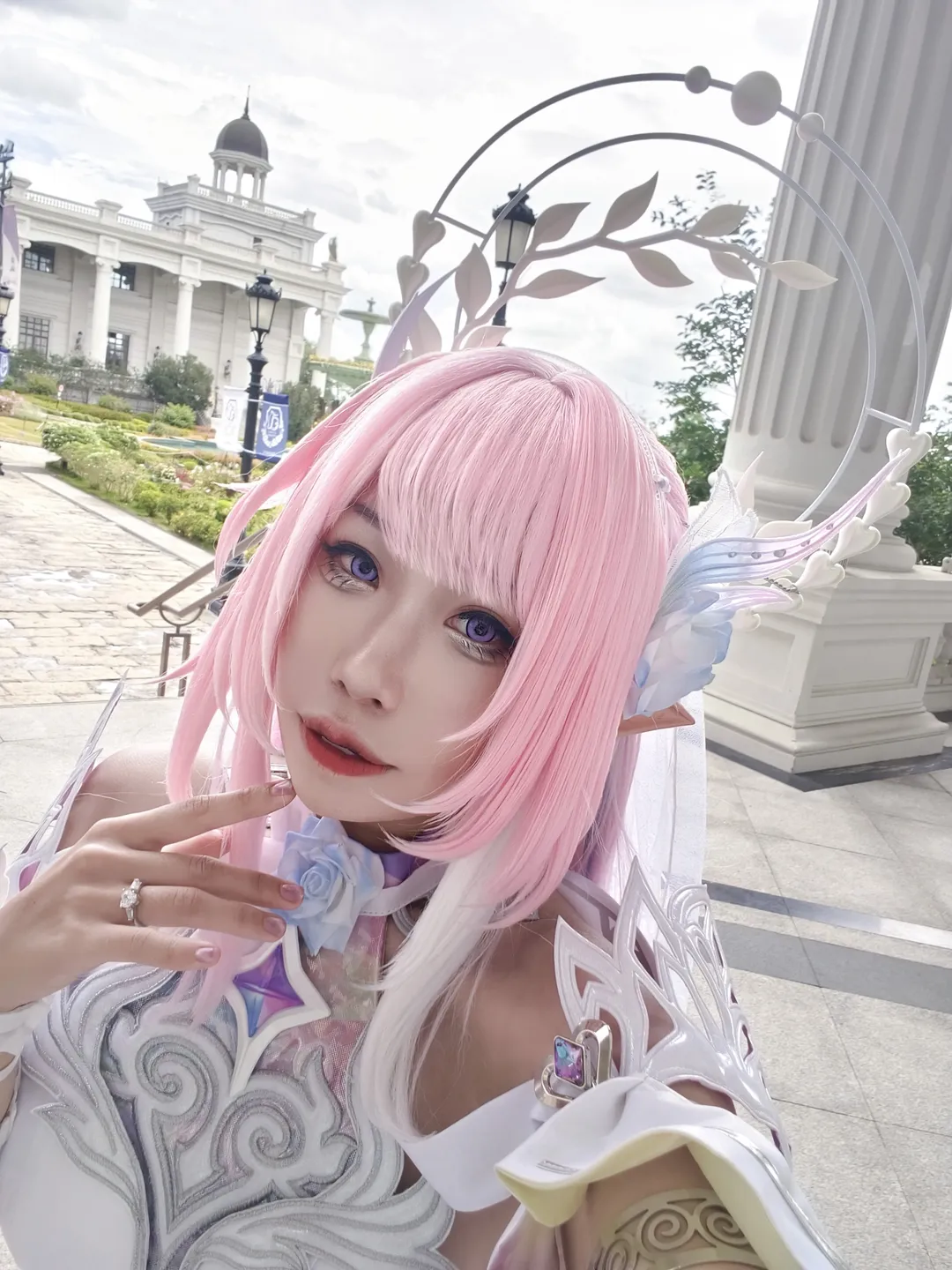 Roleplay, Cyrene Cosplay, Honkai: Star Rail, Outdoor photography, Casual cosplay