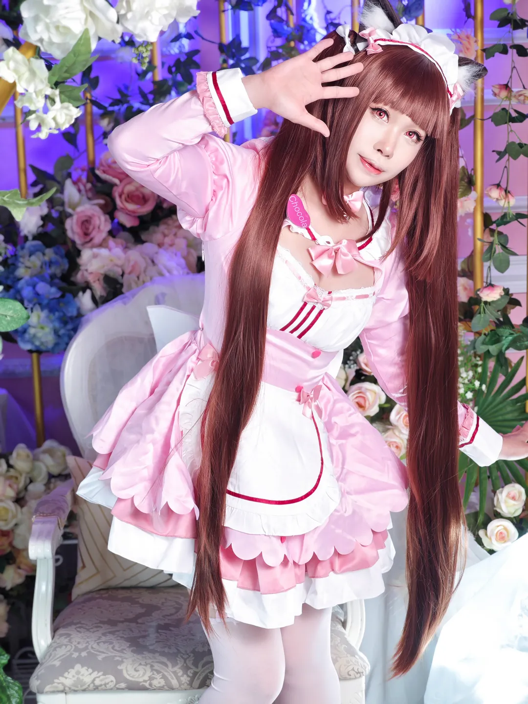 cosplay, 二次元摄影, 巧克力cos, 猫娘乐园, 猫娘女仆 - 第4张