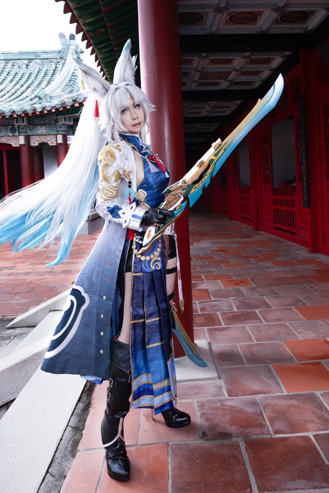cosplay, 崩坏星穹铁道, 飞霄cos, 外景摄影, 兽耳狐娘 - 第1张