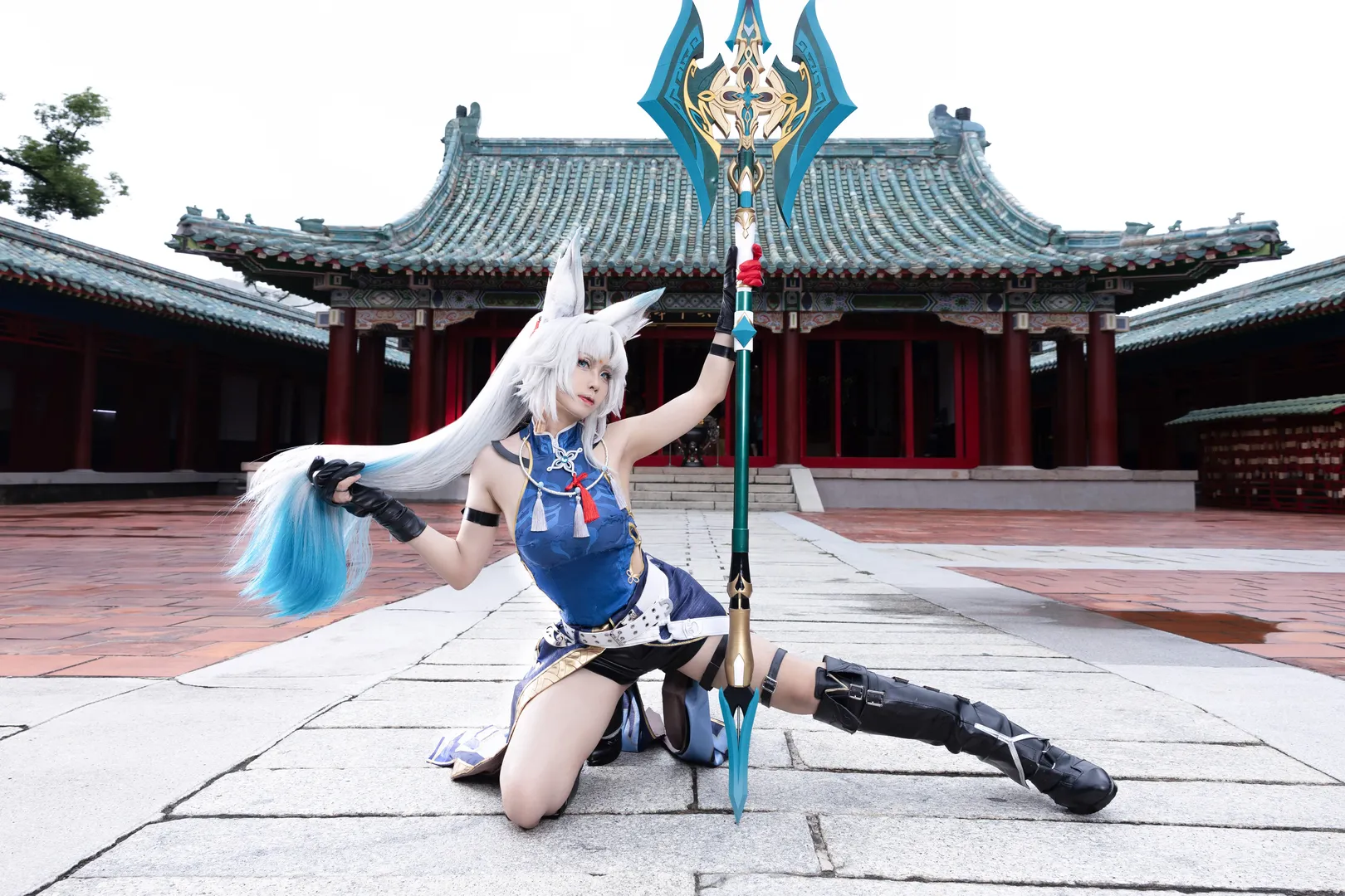 cosplay, 崩坏星穹铁道, 飞霄cos, 外景摄影, 兽耳狐娘 - 第11张