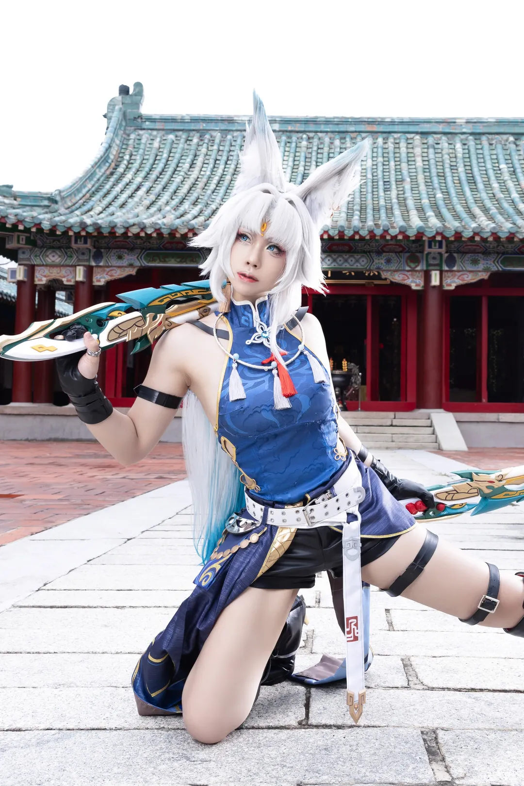 cosplay, 崩坏星穹铁道, 飞霄cos, 外景摄影, 兽耳狐娘 - 第12张
