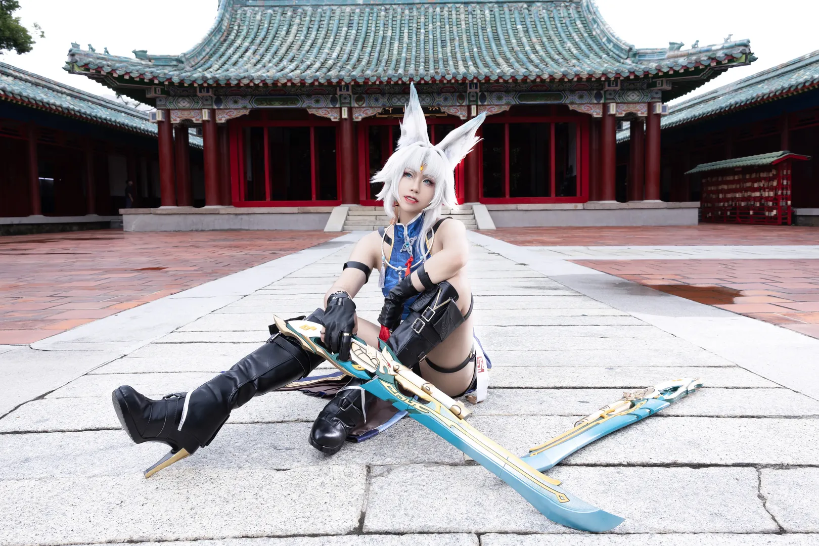 cosplay, 崩坏星穹铁道, 飞霄cos, 外景摄影, 兽耳狐娘 - 第13张
