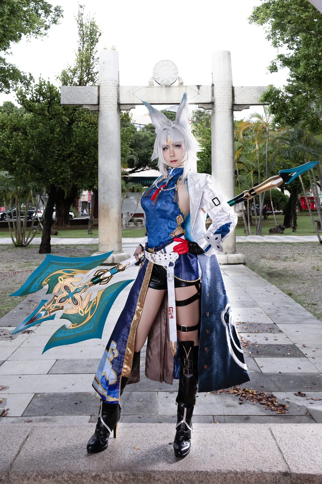cosplay, 崩坏星穹铁道, 飞霄cos, 外景摄影, 兽耳狐娘 - 第15张
