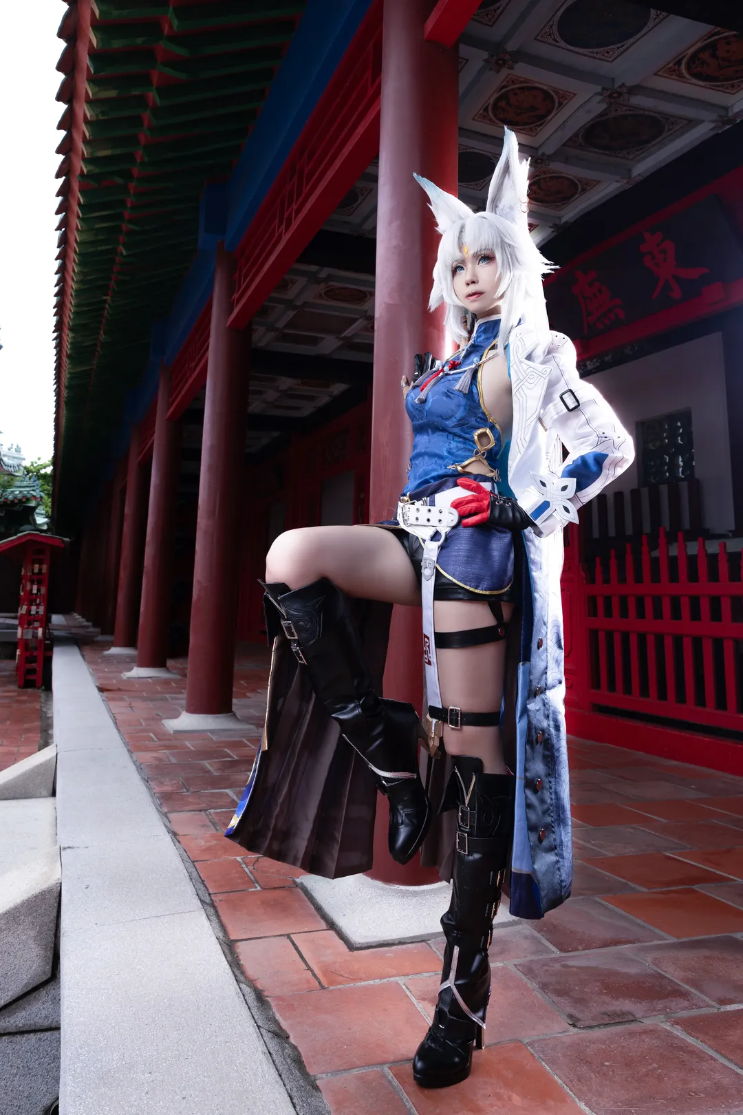 cosplay, 崩坏星穹铁道, 飞霄cos, 外景摄影, 兽耳狐娘 - 第7张
