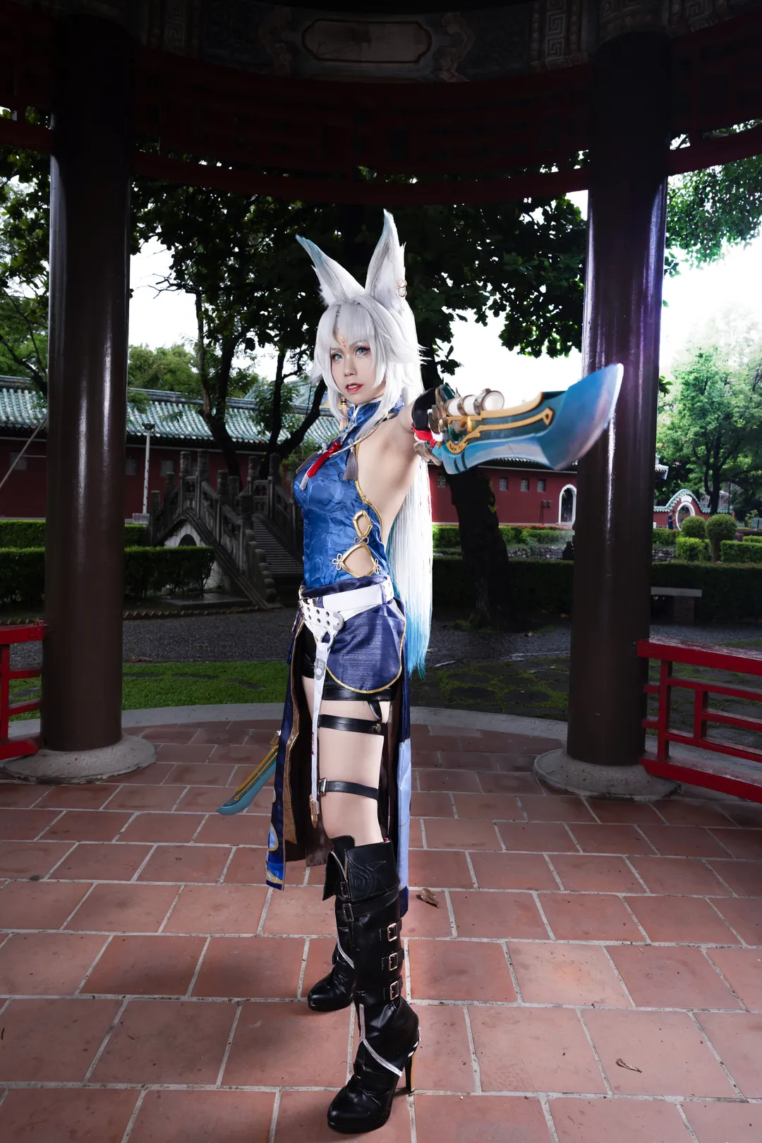 cosplay, 崩坏星穹铁道, 飞霄cos, 外景摄影, 兽耳狐娘 - 第9张
