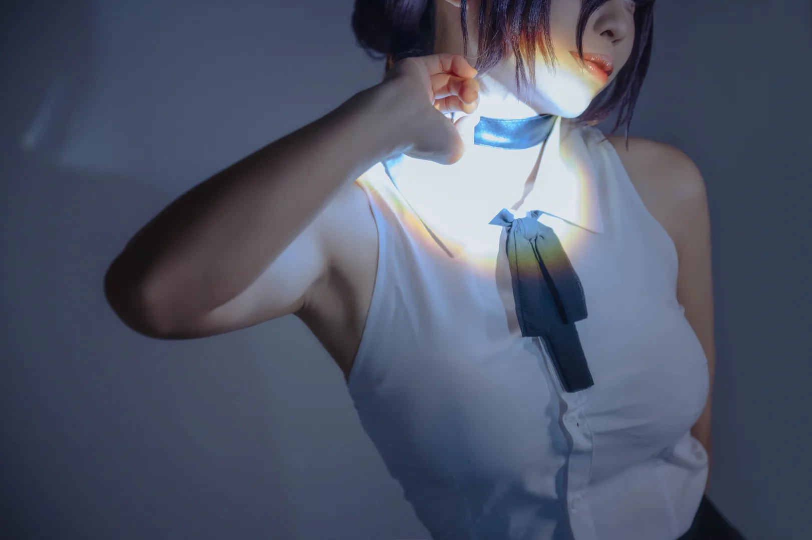 二次元摄影, cosplay摄影, 过膝袜穿搭, 链锯人, 蕾洁cos - 第12张
