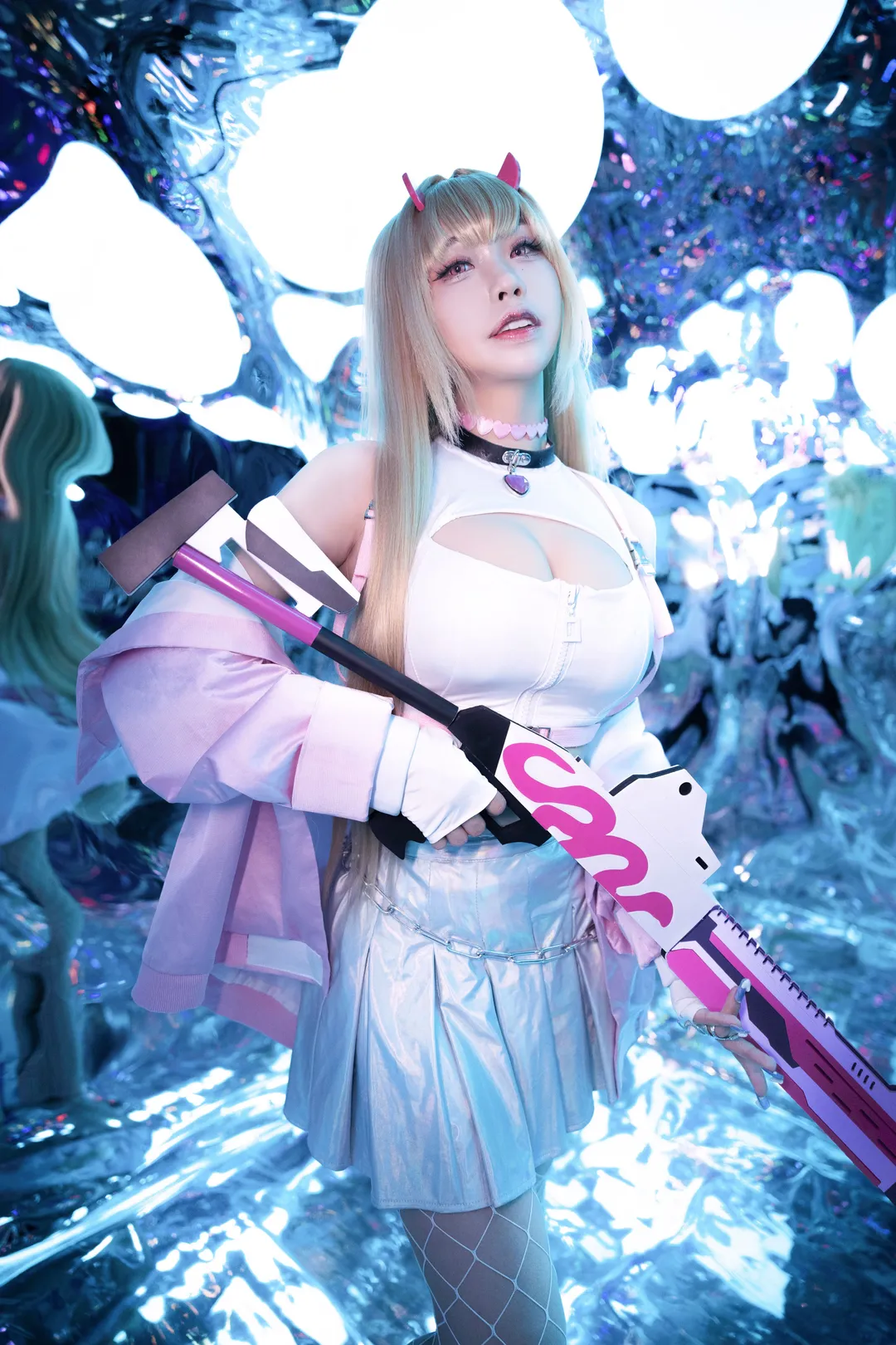 胜利女神妮姬, 二次元cosplay, 镜面摄影, 毒蛇cos, Nikke - 第1张