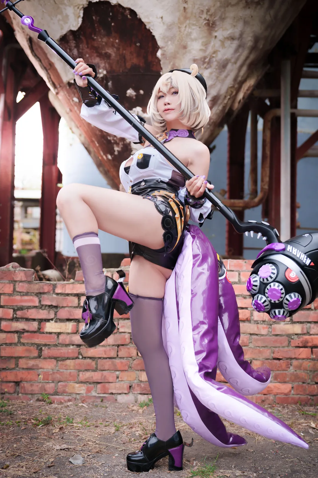 絕區零, 二次元, cosplay, 伊德海莉cos, 工業風攝影