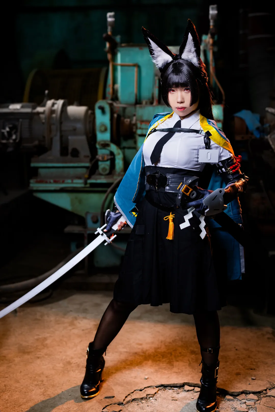 ゼンレスゾーンゼロ, 二次元コスプレ, 星見雅コスプレ, 黒タイツ コーデ, 工業風ポートレート - 2枚目
