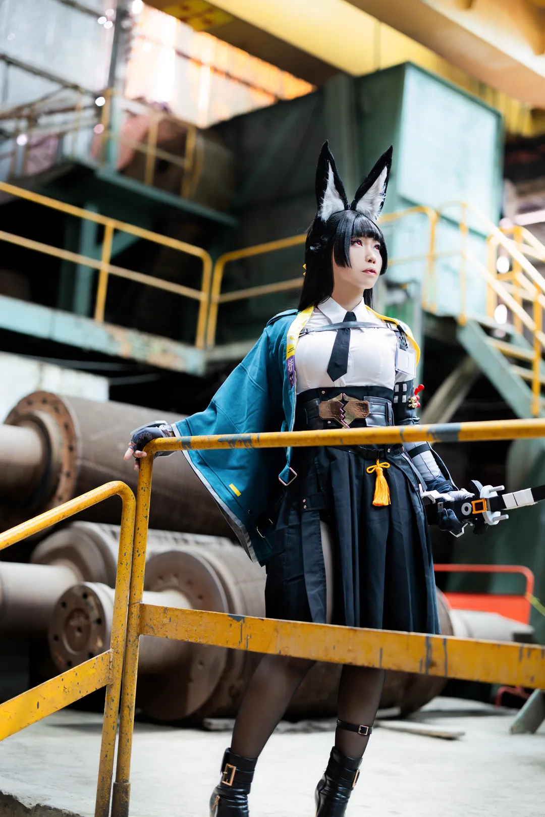 ゼンレスゾーンゼロ, 二次元コスプレ, 星見雅コスプレ, 黒タイツ コーデ, 工業風ポートレート - 4枚目