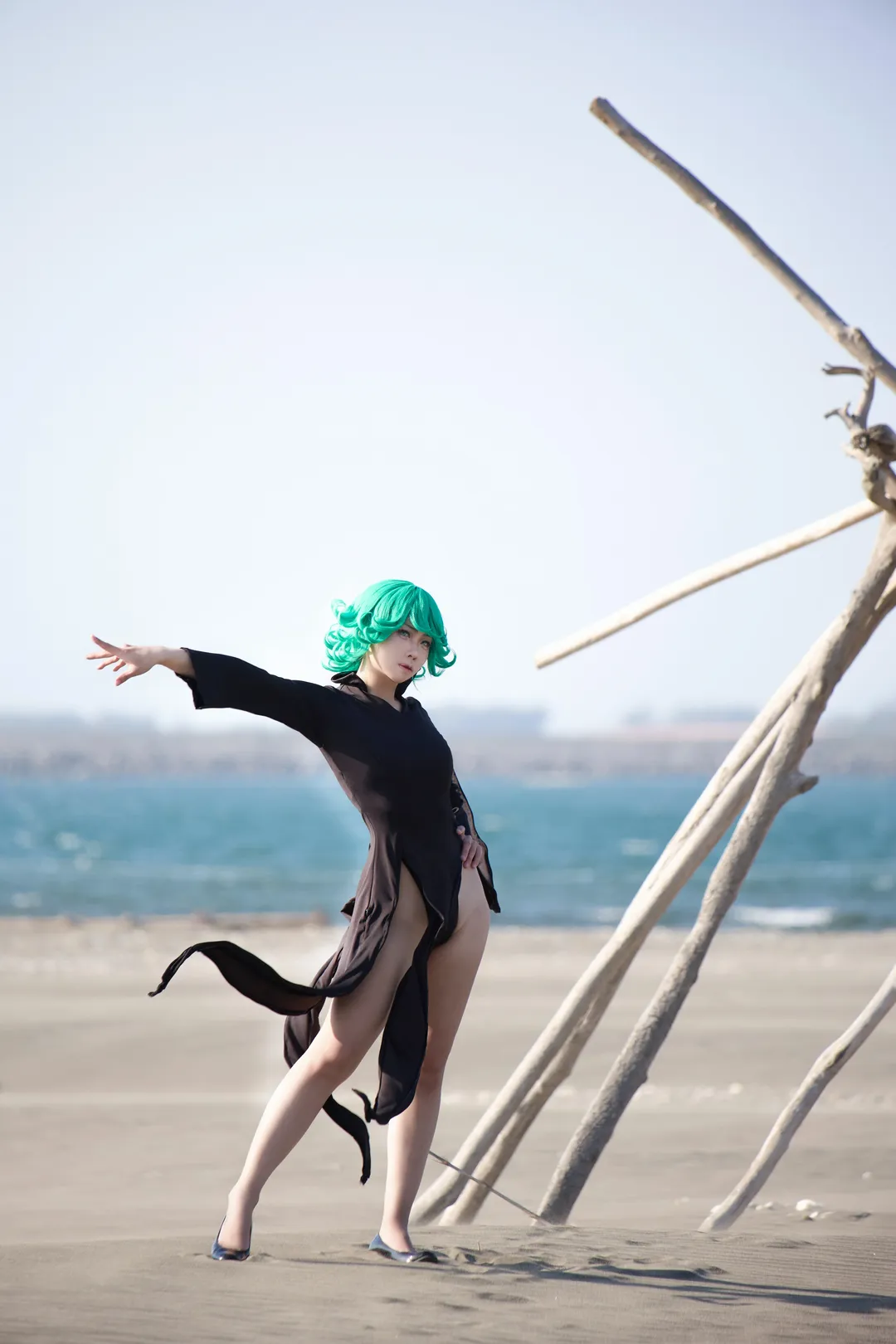 龙卷cos, 一拳超人, cosplay摄影, 战栗龙卷, tatsumaki - 第13张