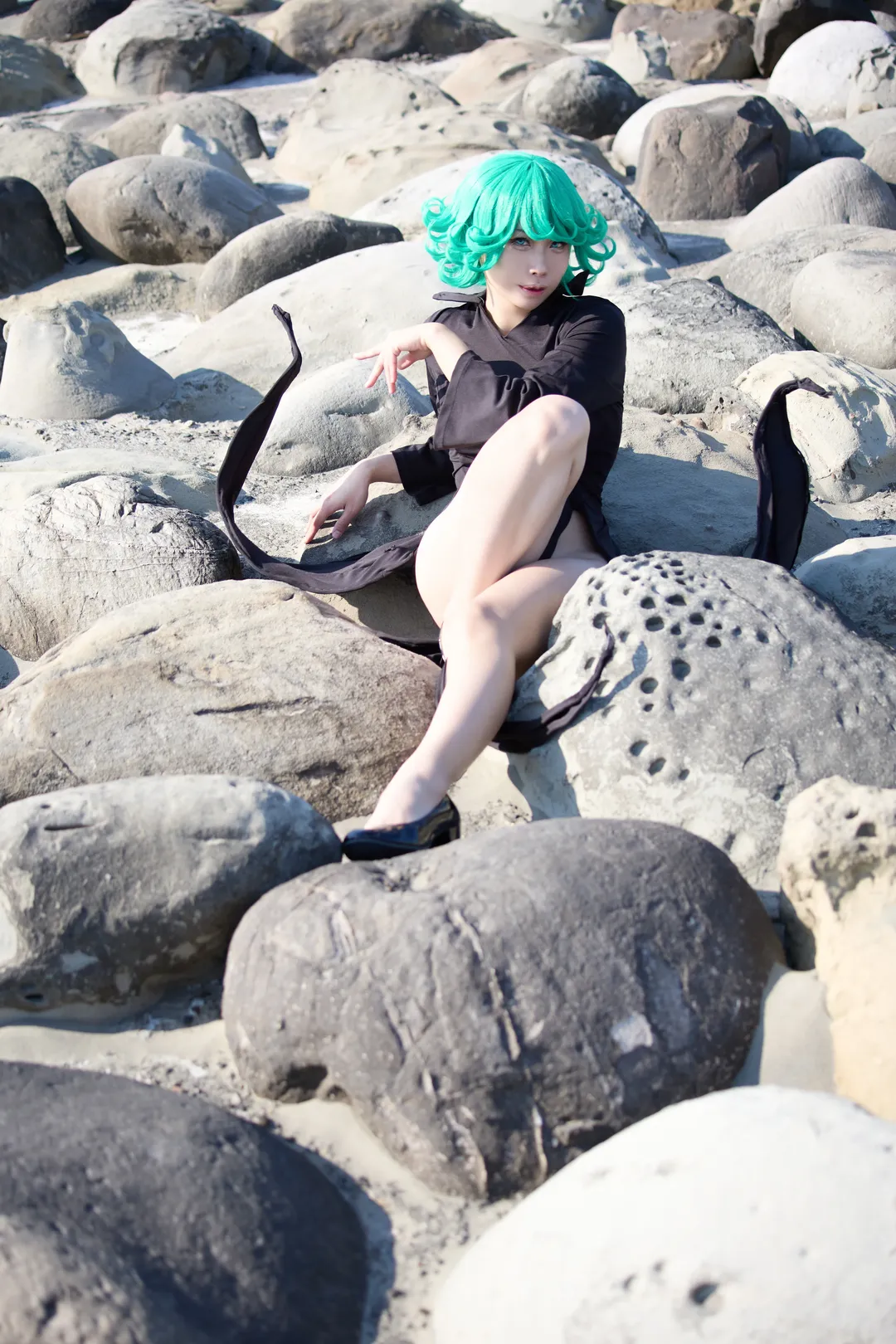 龙卷cos, 一拳超人, cosplay摄影, 战栗龙卷, tatsumaki - 第8张