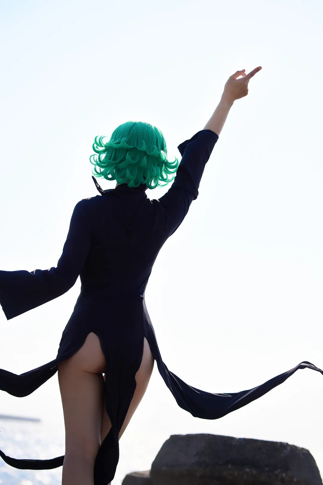 龙卷cos, 一拳超人, cosplay摄影, 战栗龙卷, tatsumaki - 第9张