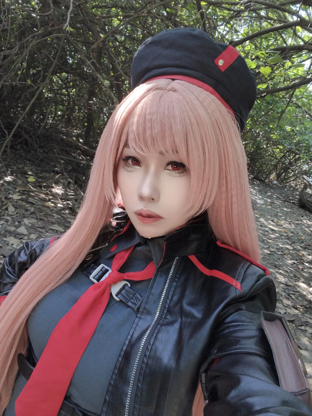 胜利女神妮姬, 拉毗cos, 皮衣穿搭, 外拍日常, 高温拍摄 - 第1张