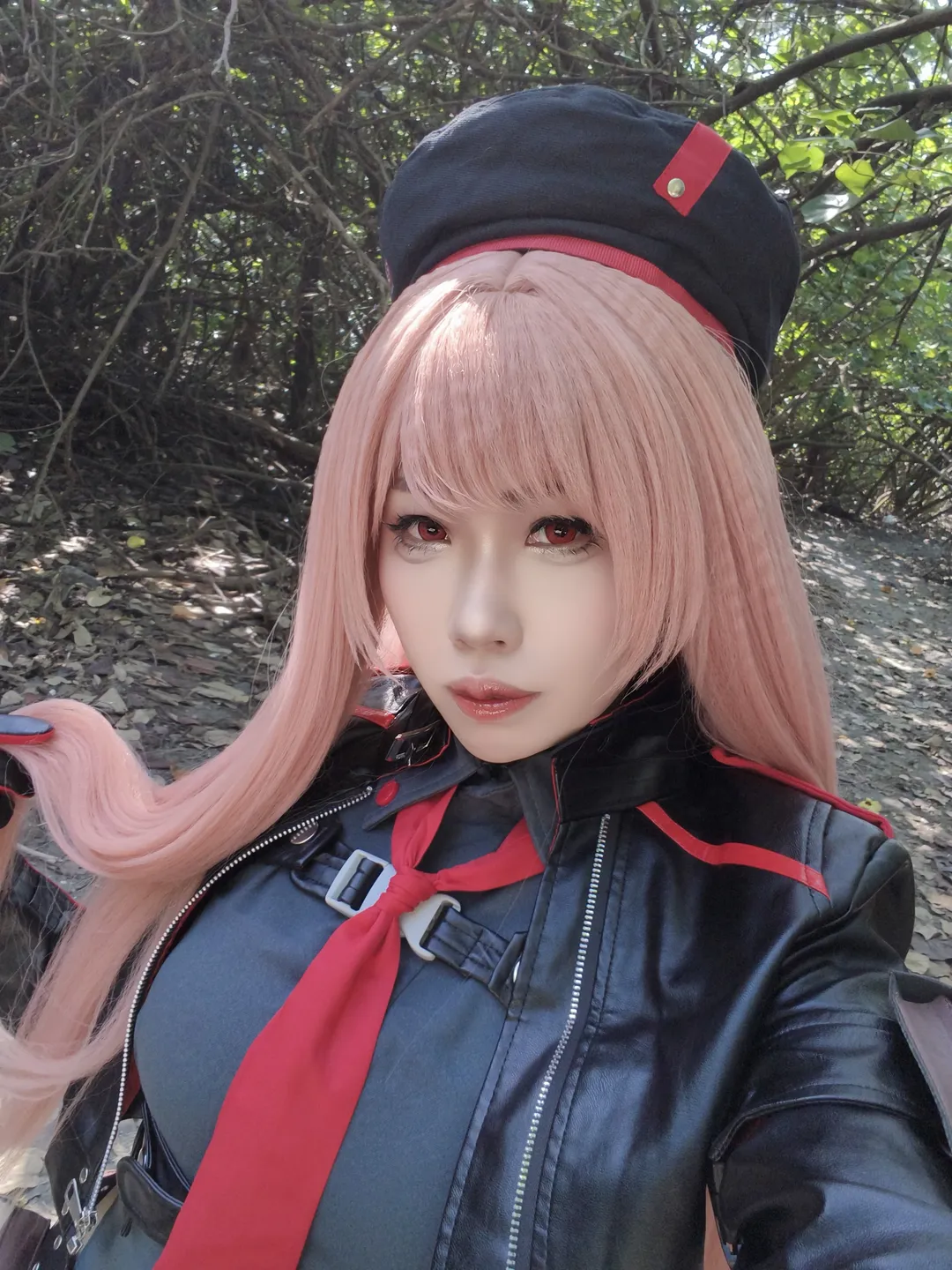 胜利女神妮姬, 拉毗cos, 皮衣穿搭, 外拍日常, 高温拍摄