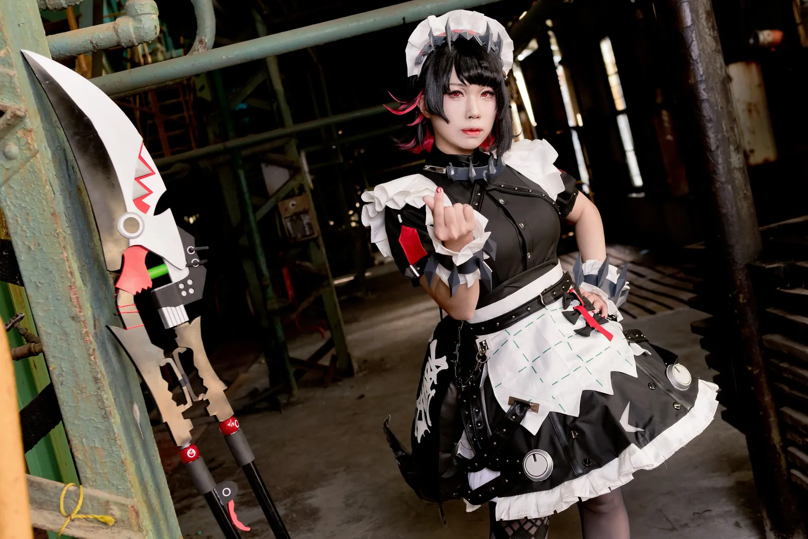 绝区零, 艾莲乔cos, 工业风摄影, cosplay日常, 战术女仆 - 第11张