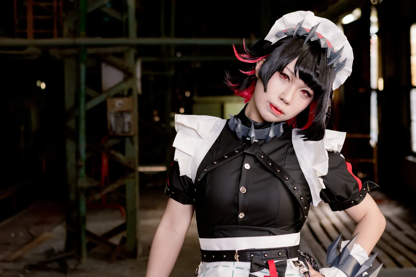 绝区零, 艾莲乔cos, 工业风摄影, cosplay日常, 战术女仆 - 第12张