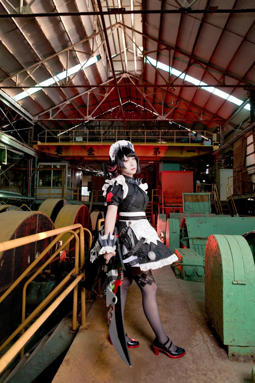 绝区零, 艾莲乔cos, 工业风摄影, cosplay日常, 战术女仆 - 第5张