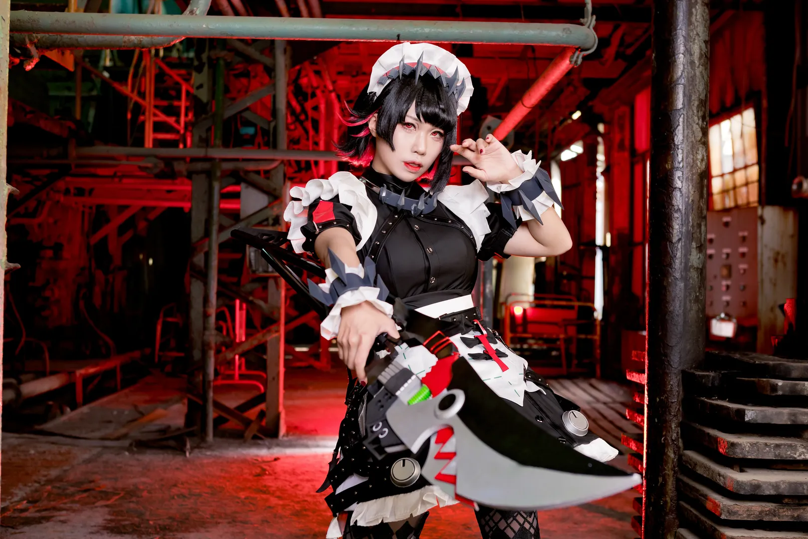 绝区零, 艾莲乔cos, 工业风摄影, cosplay日常, 战术女仆 - 第6张