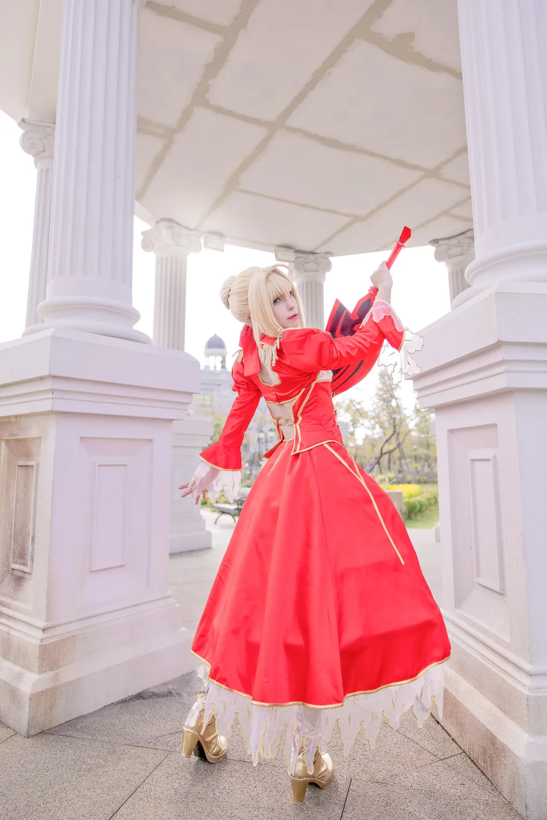 Fate, 尼禄cos, cosplay摄影, FGOcosplay, 尼禄克劳狄乌斯cos - 第2张