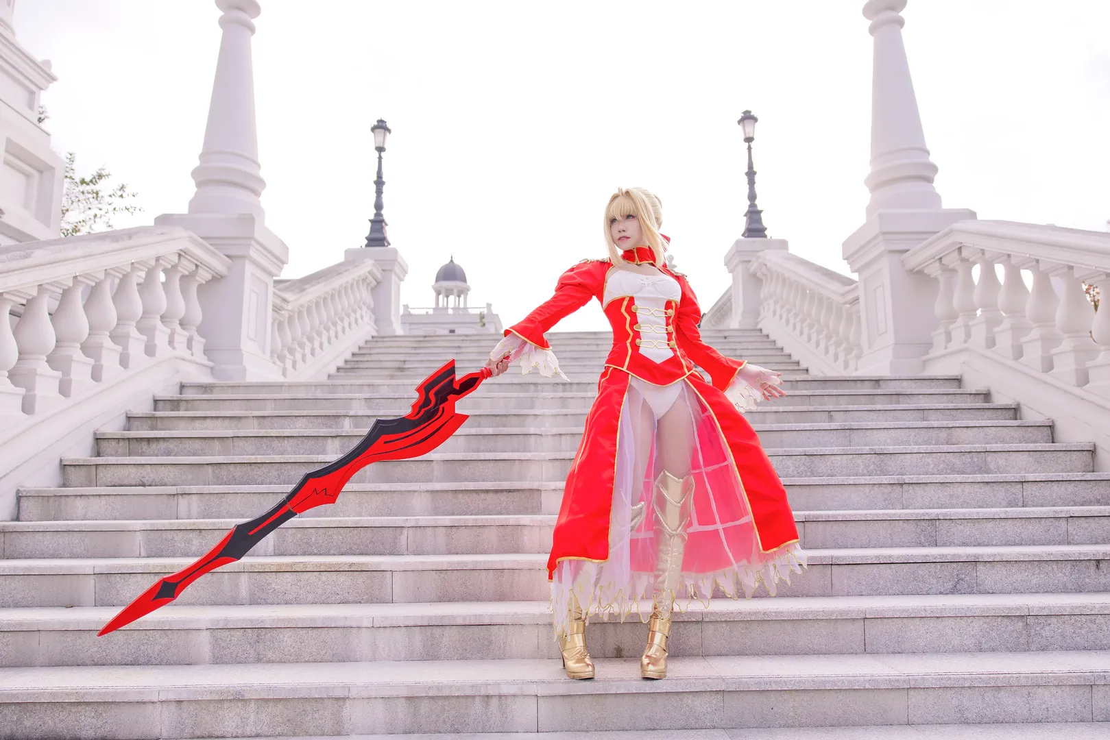 Fate, 尼禄cos, cosplay摄影, FGOcosplay, 尼禄克劳狄乌斯cos - 第9张