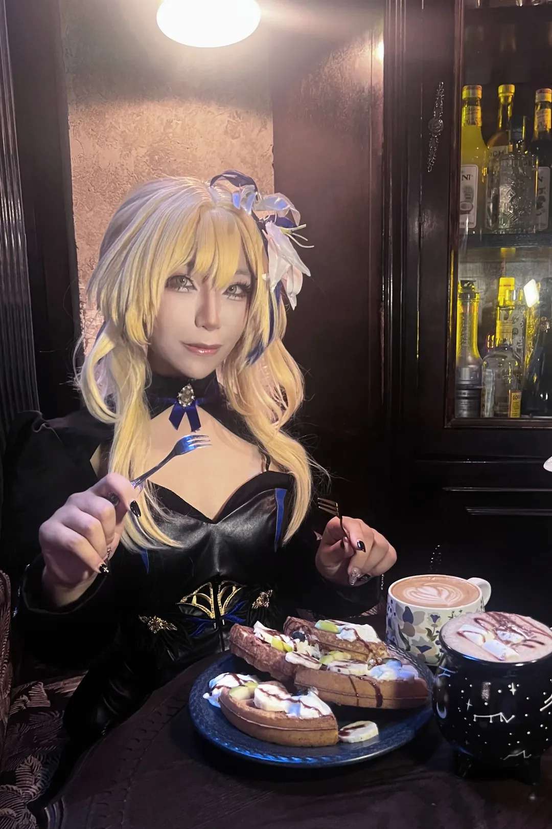 原神, 蛍 コスプレ, コスプレ撮影, 金髪のコスプレ, 深淵の姫コスプレ - 1枚目
