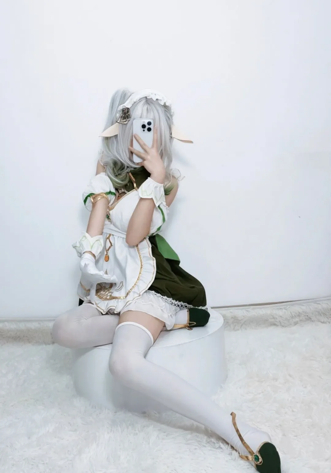 原神, 納西妲cos, 草神cos, cosplay攝影, 二次元白絲