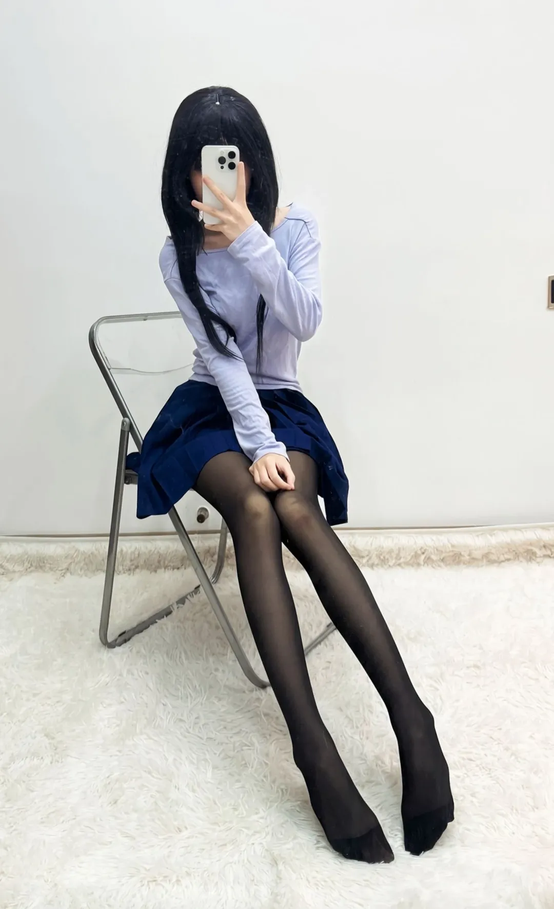 雰囲気のある写真, 黒タイツ コーデ, 千恋＊万花, 部屋着コスプレ, 常陸茉子 コスプレ - 1枚目