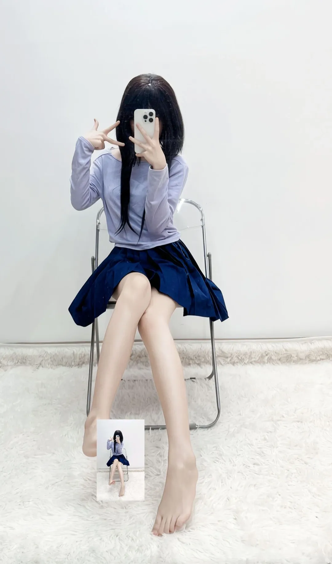雰囲気のある写真, 黒タイツ コーデ, 千恋＊万花, 部屋着コスプレ, 常陸茉子 コスプレ - 2枚目