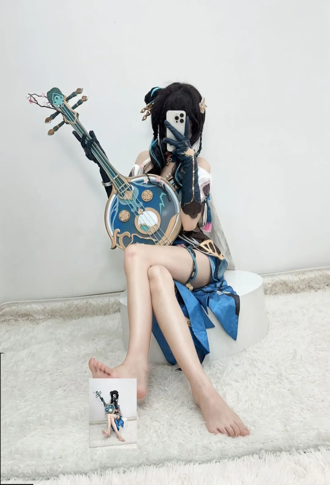 崩坏星穹铁道, 阮梅cos, 二次元cos, 月琴道具, 高质量cosplay - 第2张