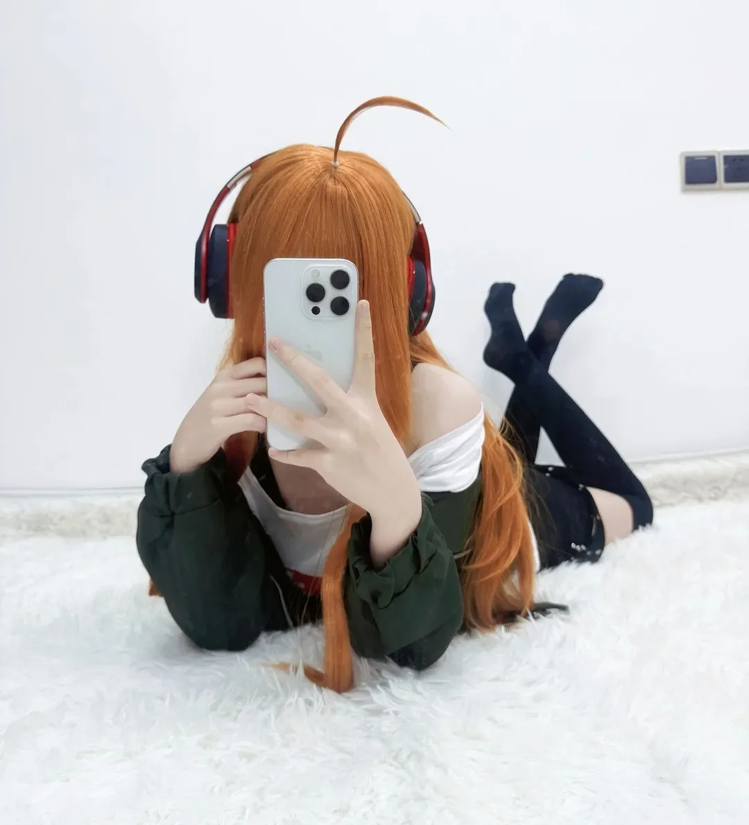 2D daily life, Persona 5, Orange wig, Futaba Sakura cosplay, P5R cosplay