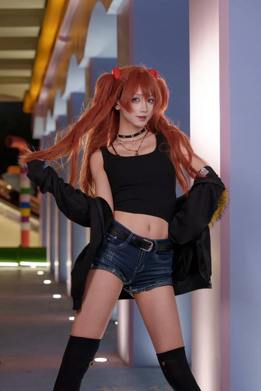cosplay, 二次元摄影, 明日香cos, 新世纪福音战士, 私设服装 - 第10张