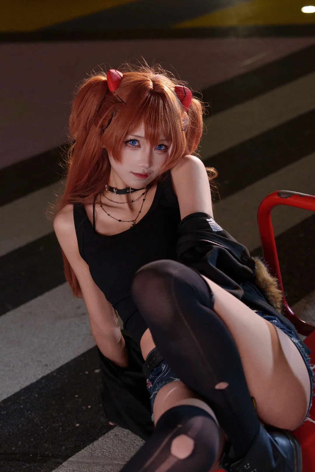 cosplay, 二次元摄影, 明日香cos, 新世纪福音战士, 私设服装