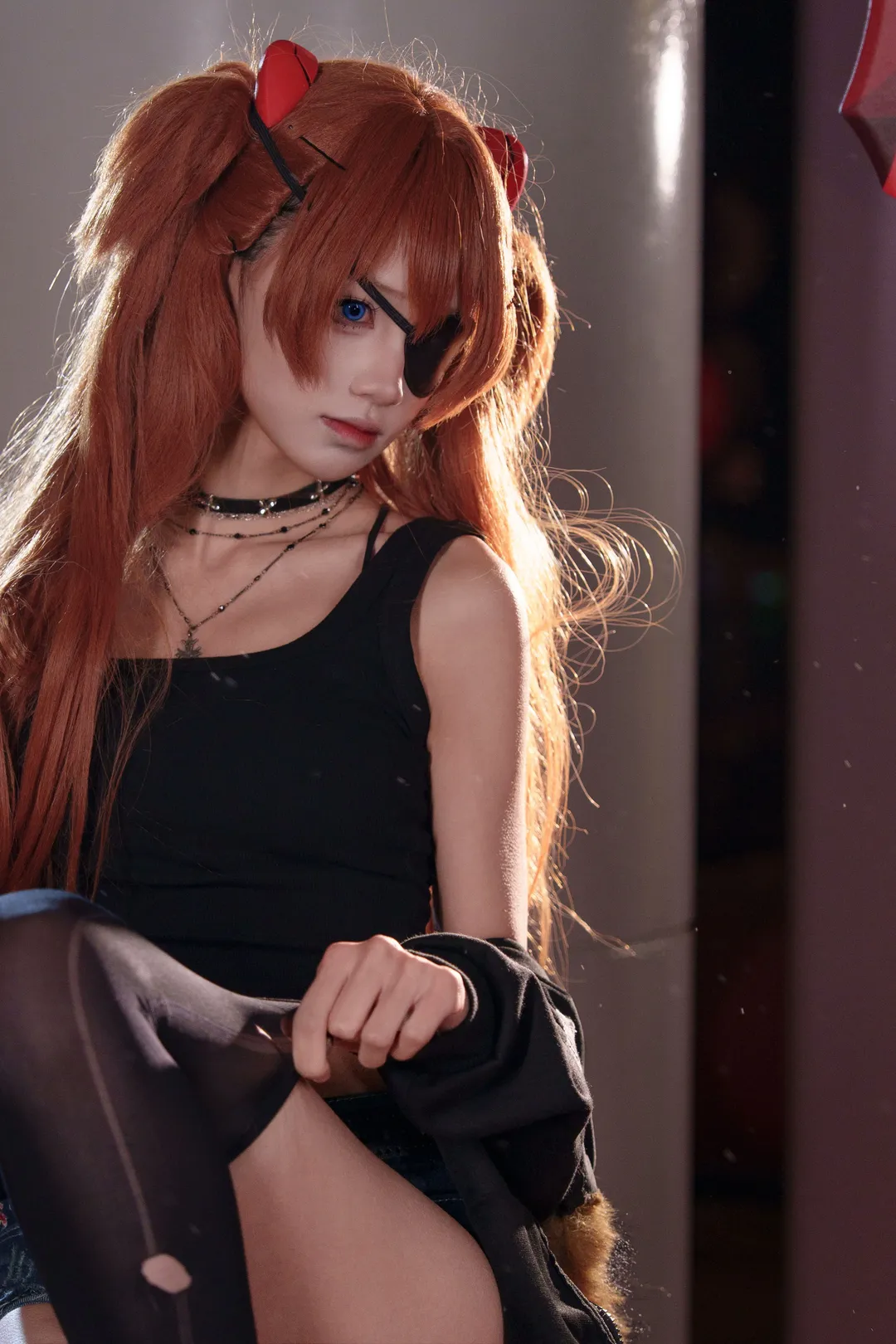 cosplay, 二次元摄影, 明日香cos, 新世纪福音战士, 私设服装 - 第3张