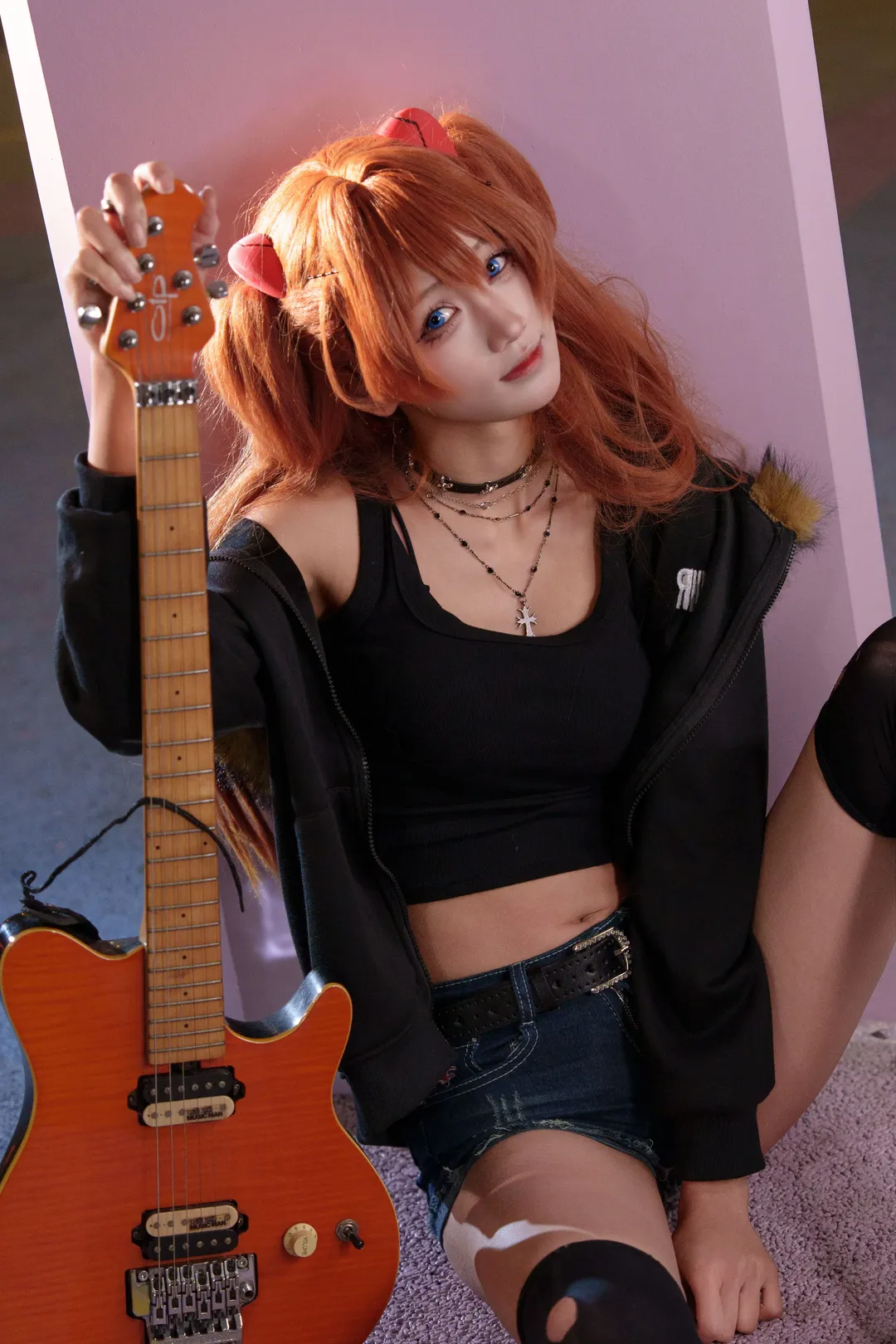 cosplay, 二次元摄影, 明日香cos, 新世纪福音战士, 私设服装 - 第7张