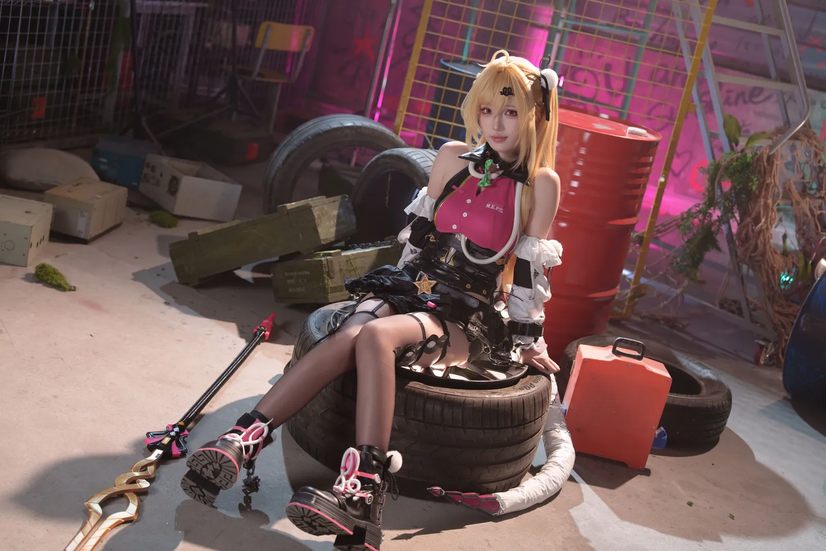 绝区零, 希希芙cos, cosplay, 二次元摄影, 工业风cos