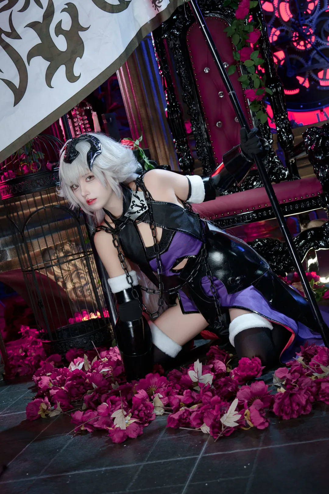 二次元摄影, 黑贞德cos, cosplay分享, Fate Grand Order, 贞德Altercos