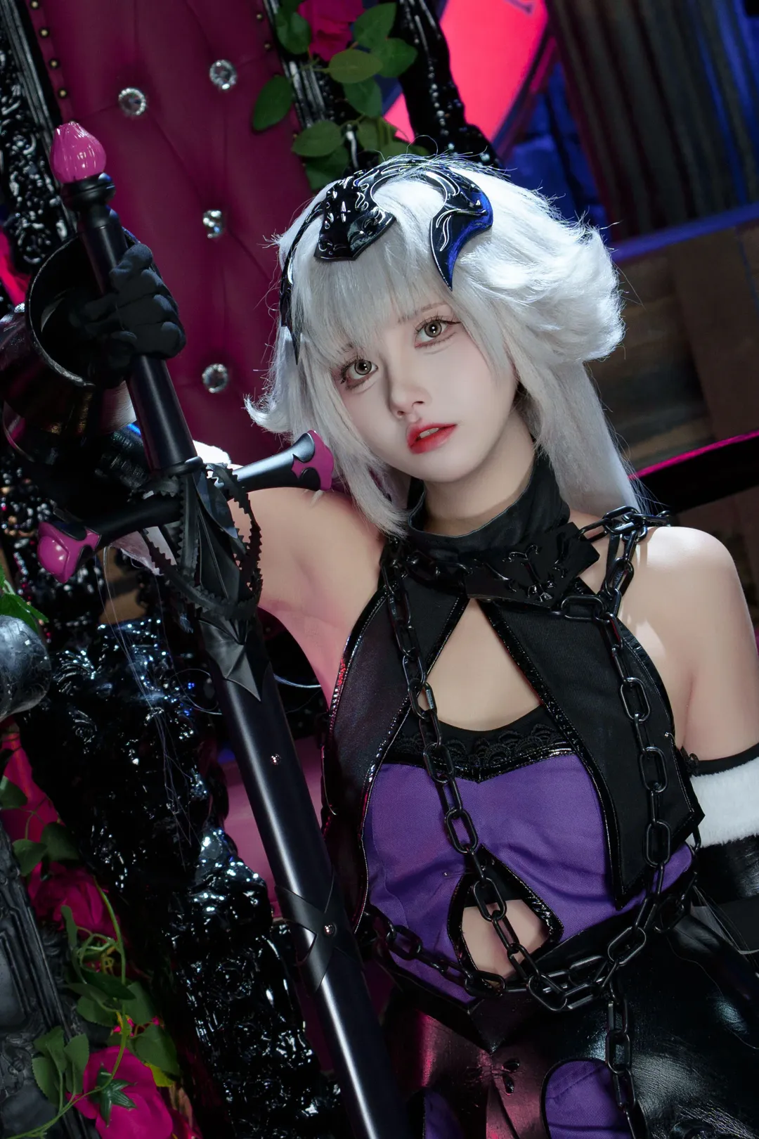二次元摄影, 黑贞德cos, cosplay分享, Fate Grand Order, 贞德Altercos - 第3张