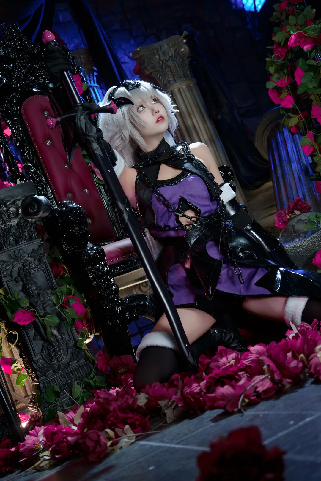 二次元摄影, 黑贞德cos, cosplay分享, Fate Grand Order, 贞德Altercos - 第4张