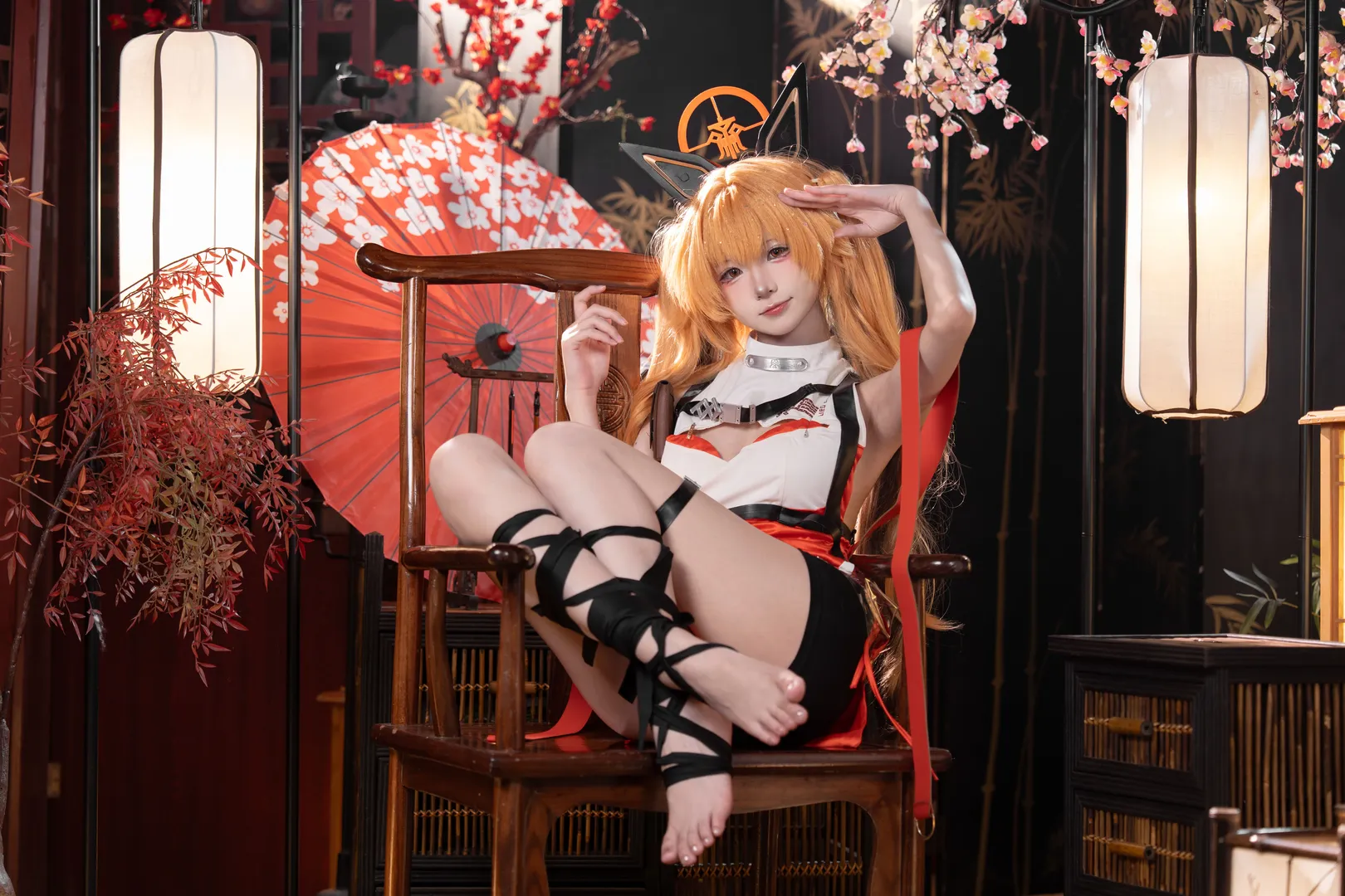 二次元摄影, 狐妖, 胜利女神, 婴宁cos, 小狐仙 - 第5张