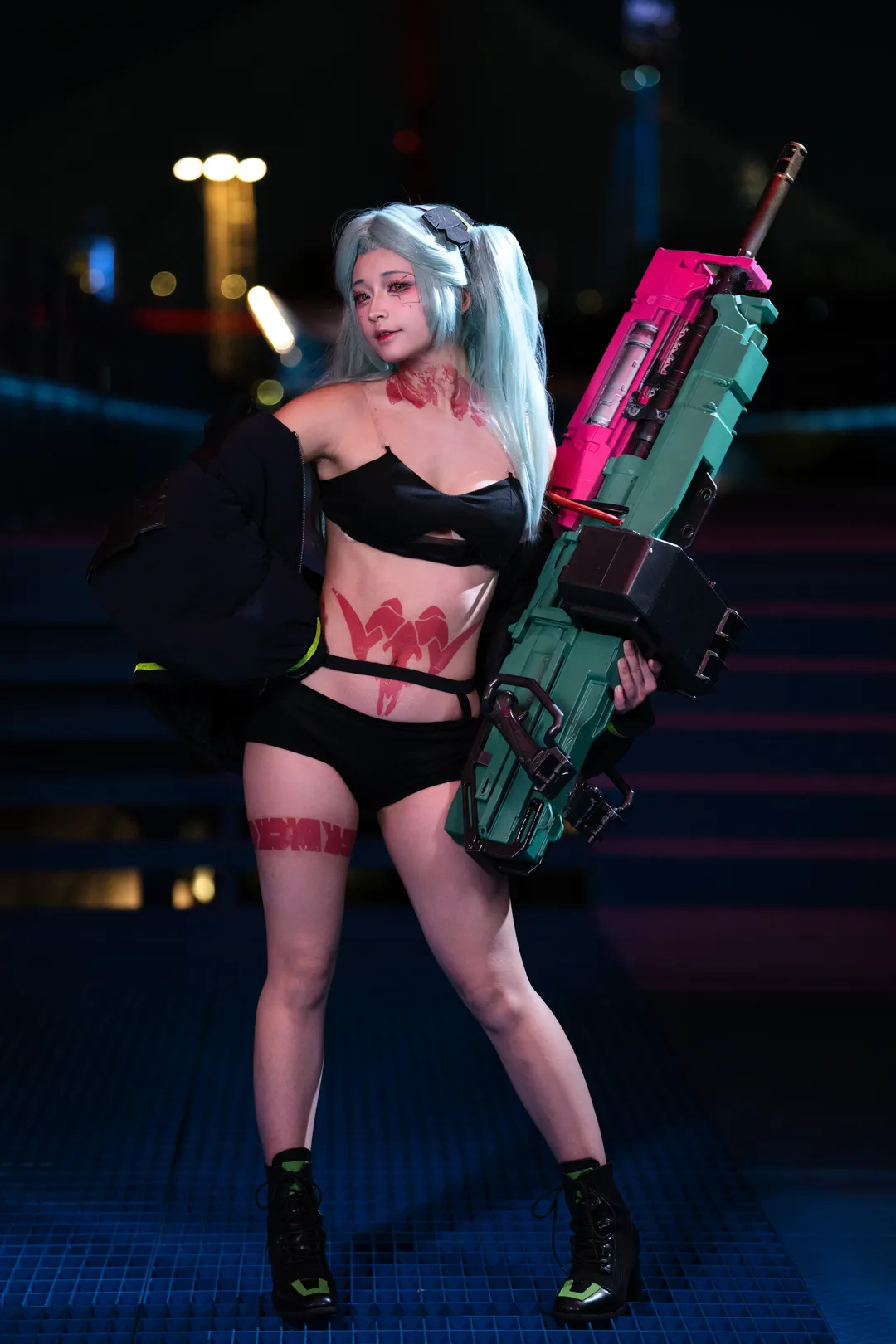 动漫cos, 赛博朋克cos, 赛博朋克边缘行者, 还原向cosplay, 丽贝卡cos - 第5张