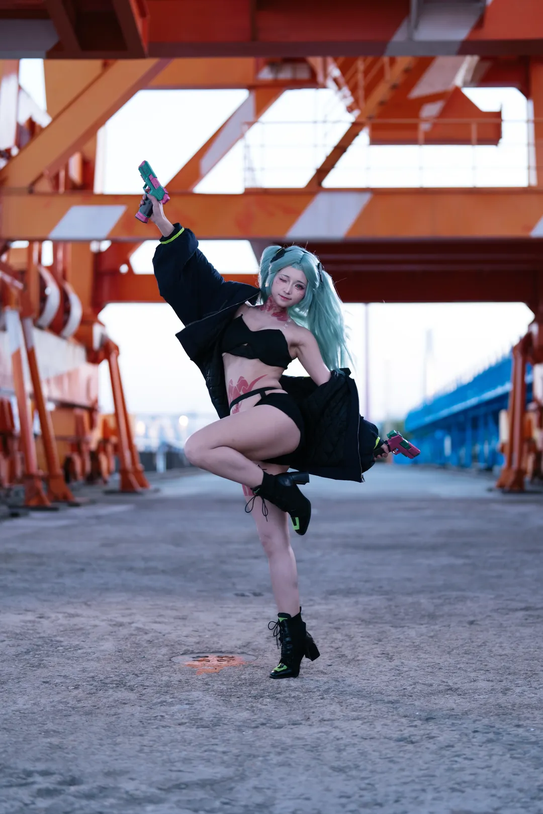 动漫cos, 赛博朋克cos, 赛博朋克边缘行者, 还原向cosplay, 丽贝卡cos - 第6张
