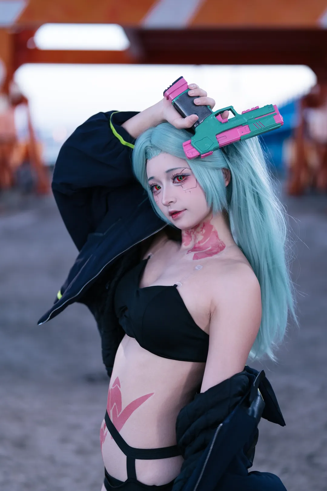 动漫cos, 赛博朋克cos, 赛博朋克边缘行者, 还原向cosplay, 丽贝卡cos - 第7张