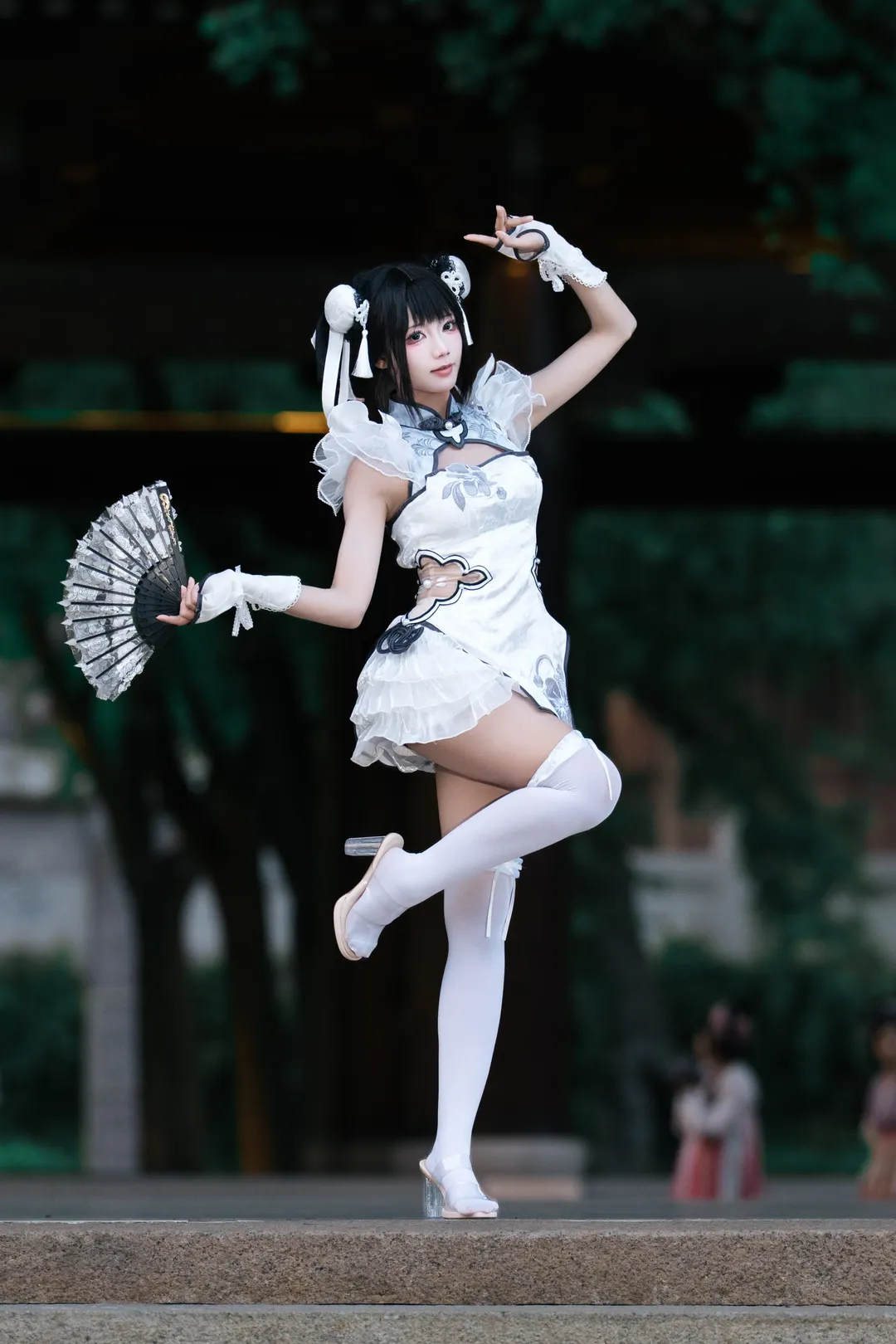 NARAKA: BLADEPOINT, Yin Ziping cosplay, Chalcedony ice core, Cosplay photography, Ancient and traditional style - Image 2