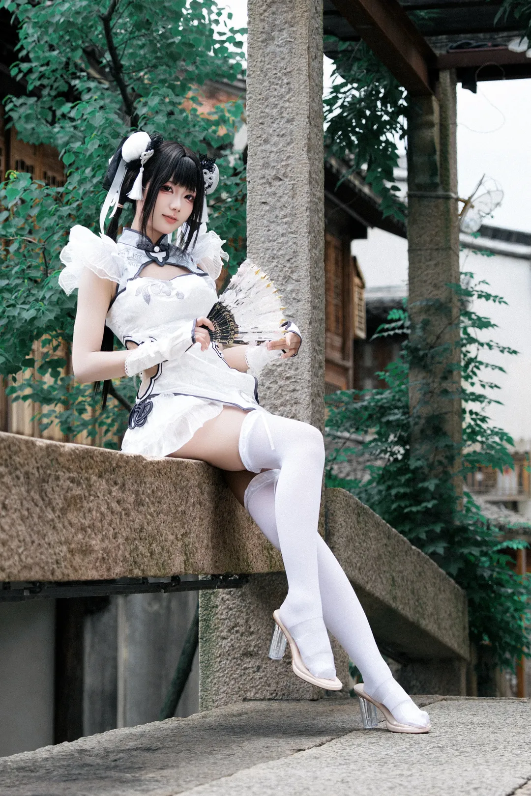 NARAKA: BLADEPOINT, Yin Ziping cosplay, Chalcedony ice core, Cosplay photography, Ancient and traditional style - Image 3